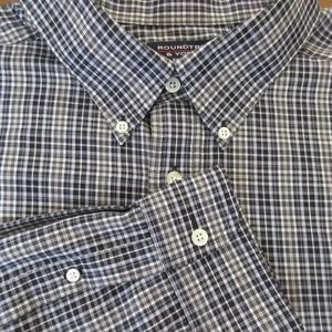 3XB Roundtree & Yorke Mens Non Iron Plaid Shirt